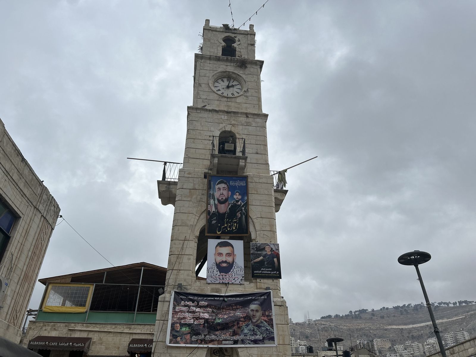 Clock tower in Nablus